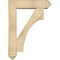 Ekena Millwork Westlake Arts and Crafts Rough Sawn Bracket w/ Offset Brace, Douglas Fir, 8"W x 32"D x 44"H BKT0806X32X44WTL03RDF - alternate 4